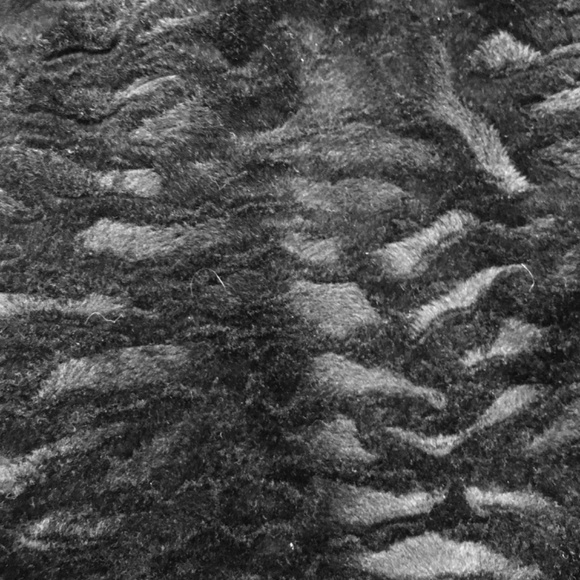 Vintage Y2K Giacca Black Reversible Jacket Coat Textured Faux Fur Vegan Leather - Picture 3 of 16